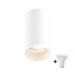 Zuma Line 92679-N - LED RGBW stmievateľné bodové svietidlo TUBA 1xGU10/6W/230V biele + diaľkové ovládanie ZL0279+AI2383 vyobraziť