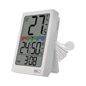Digitálny teplomer s vlhkomerom, napájanie 2× AAA, biely E0558P vyobraziť