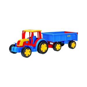 WADER Traktor s prívesom 102 cm červený/modrý/žltý 89066100 vyobraziť