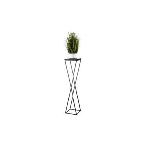 HowHomely Stojan na kvety LOFT 100x24 cm čierna 10-1630-100-BB-MDF vyobraziť