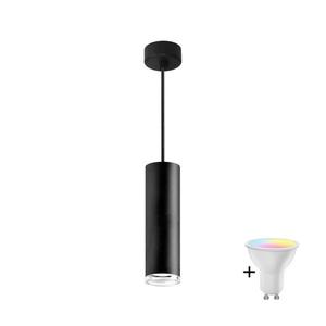 LED RGBW stmievateľný kúpeľňový luster na lanku TURYN 1xGU10/6W/230V IP44 čierna SA1912+AI2383 vyobraziť