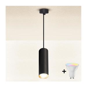 Brilagi - LED stmievateľný luster na lanku SELE 1xGU10/6W/230V čierna/zlatá BG1384+AI2383 vyobraziť