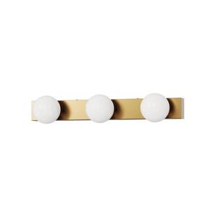 Brilagi - LED kúpeľňové osvetlenie zrkadla HOLLYWOOD 3xLED/3W/230V IP44 zlaté FG-M1-C22-3-GLD vyobraziť