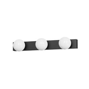 Brilagi - LED osvetlenie kúpeľňového zrkadla HOLLYWOOD 3xLED/3W/230V IP44 čierna FG-M1-C22-3-BLK vyobraziť