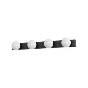 Brilagi - LED kúpeľňové osvetlenie zrkadla HOLLYWOOD 4xLED/3W/230V IP44 čierne FG-M1-C22-4-BLK vyobraziť