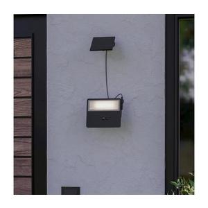 Eglo 901085-LED Solárne nástenné svietidlo PANETTIERI LED/6, 7W/3, 7 1200mAh IP44 čierna 901085 vyobraziť