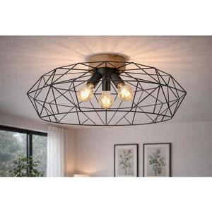Brilagi - Stropné svietidlo WOODY BASKET 3xE27/60W/230V, priemer 80 cm, dub 8590828104971 vyobraziť