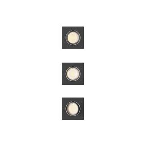 Philips - SADA 3 ks zabudovateľných svietidiel PERIDOT 1xGU10/7W/230V čierna 872110303703900 vyobraziť