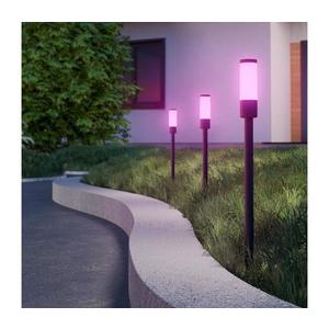 Eglo 902043 - RGB LED vonkajšia lampa ZANCARO LED/1W/230V IP44 čierna + diaľkové ovládanie 902043 vyobraziť