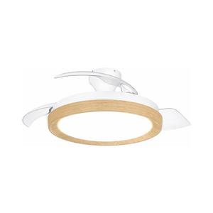 Philips - LED stmievateľné stropné svietidlo s látorom BLISS LED/35W/230V hnedé + diaľkové ovládanie 872110312829400 vyobraziť