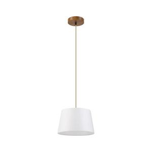 Luster na lanku AIDA 1xE27/60W/230V pr. 25 cm dub/hnedá/biela LM-1.98/DĄB RUSTIK/250 vyobraziť