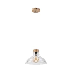 Závesný luster na lanku SINGLE 1xE27/60W/230V pr. 28 cm dub LM-1.312/DĄB vyobraziť