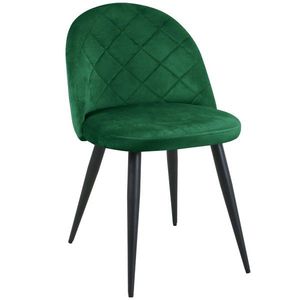 Čalouněná designová židle Poppy zelená vyobraziť