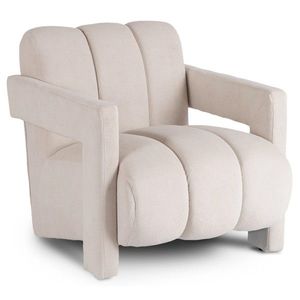 Designové křeslo Bender krémové vyobraziť
