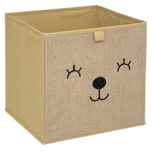 Dětský úložný box Animal hnědý vyobraziť