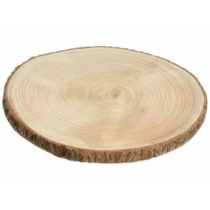 Drevený svietnik CIRCLE 30 cm hnedý vyobraziť