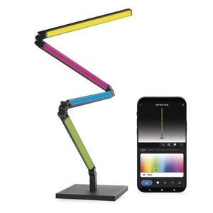 Inteligentná LED stojacia lampa GoSmart čierna vyobraziť