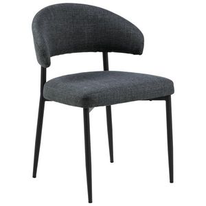 Jedálenská stolička Edina tmavosivá vyobraziť