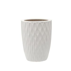 Keramický obal na květináč SLOWNY 24, 5 cm bílý vyobraziť