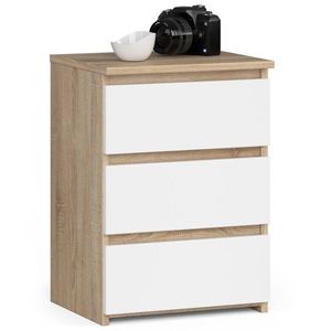 Komoda CL3 40 cm dub sonoma/biela vyobraziť