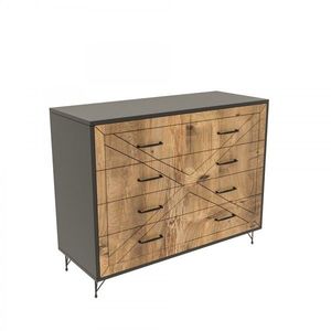 Komoda Comfort 80 cm borovica atlantická/antracit vyobraziť