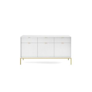Komoda Nova 154 cm biela/zlatá vyobraziť