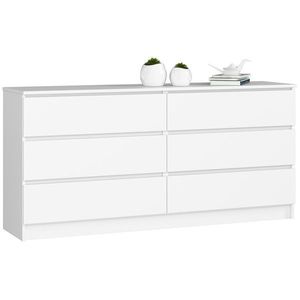 Komoda Rollo V 160 cm biela matná vyobraziť