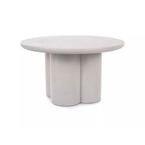 Konferenčný stolík Rosalia 80 cm svetlo sivý vyobraziť