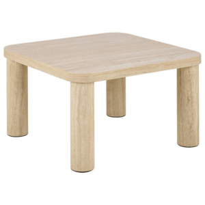 Konferenčný stolík Solano 60 cm béžový travertín vyobraziť