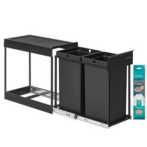 Kôš na triedený odpad Abes 30 l čierny vyobraziť