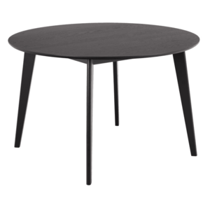 Kulatý jídelní stůl Roxby 120 cm černý vyobraziť