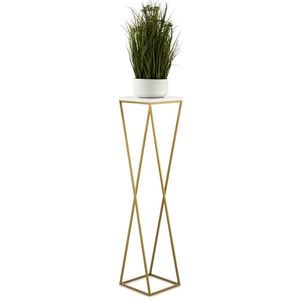 Stojan na květiny LOFT I zlatý 100 cm vyobraziť