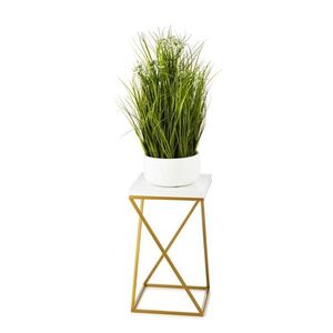 Stojan na kvety Loft I 40 cm zlatý vyobraziť
