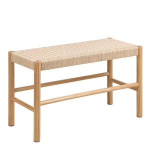 Lavica Alvin 80 cm z masívu smotanová/borovica vyobraziť