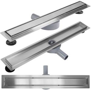 Lineárny odtokový žľab Rea Neox Pro 80 cm strieborný vyobraziť