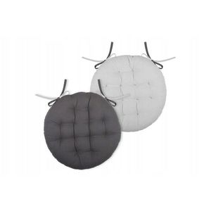 Oboustranný podsedák na židli DUO 38 cm šedý/stříbrný vyobraziť