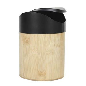 Odpadkový kôš NOYA 1 L čierny/bambus natural vyobraziť