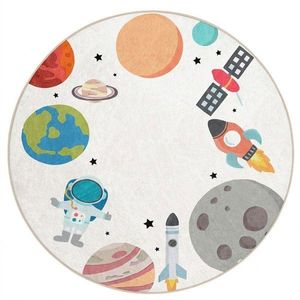 Prateľný detský hrací koberec ø100 cm Space Trip – Mila Home vyobraziť