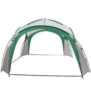 Pavilonový stan YENA s obalem 350x350 cm zeleno-bílý vyobraziť
