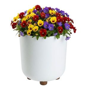 Plastový kvetináč na nožičkách Terra 21x19, 3 cm - výber z 6 prevedení vyobraziť