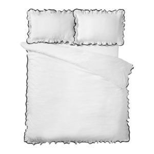 Biele obliečky na jednolôžko 135x200 cm So Soft Mono Frill – Catherine Lansfield vyobraziť
