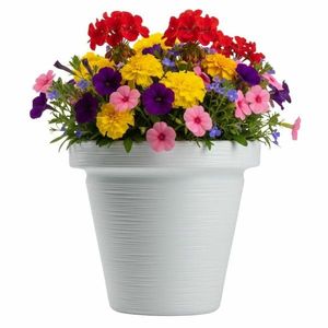 Plastový květináč Riflo 33, 9x39 cm bílý vyobraziť