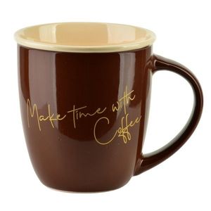 Porcelánový hrnček HENDIA 330 ml hnedý vyobraziť