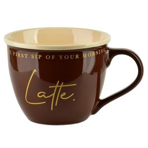 Porcelánový hrnček HENDIA 500 ml hnedý vyobraziť