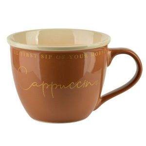 Porcelánový hrnček HENDIA 500 ml svetlohnedý vyobraziť