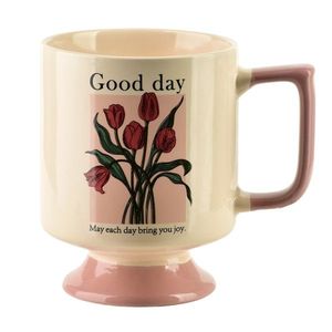 Porcelánový hrnček REJKA 300 ml krémový/ružový vyobraziť