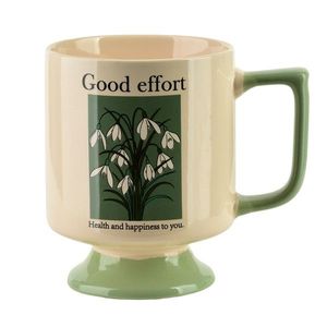 Porcelánový hrnček REJKA 300 ml krémový/zelený vyobraziť