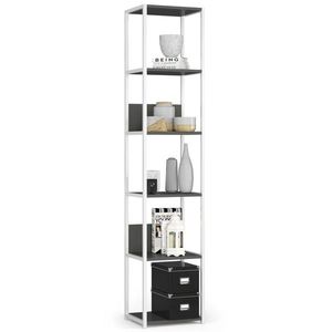 Regál LOFT 40 cm biely/šedý vyobraziť