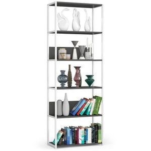 Regál LOFT 70 cm biely/šedý vyobraziť