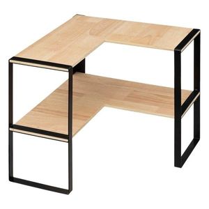 Rohová kuchyňská police BLACKWOOD 35 cm hnědá/černá vyobraziť